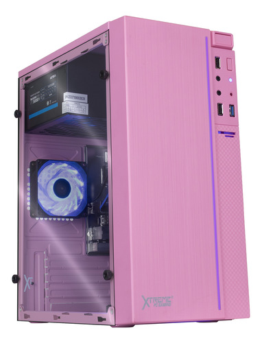 Xtreme Pc Gaming Computadora Core I5 8gb Ssd 240gb Wifi Pink