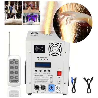 Máquina Humo De Chispa Frías Con Mando Inalámbrico, Dmx 800w | Meses sin interés