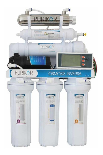 Purificador Agua Osmosis Inversa 6 Etapas Uv 100g Y Medidor