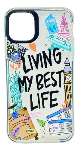 Funda Case De Living My Best Life Para iPhone