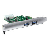 Tarjeta Usb 3.0 Manhattan Pci Express 2 Ptos 151375 /vc