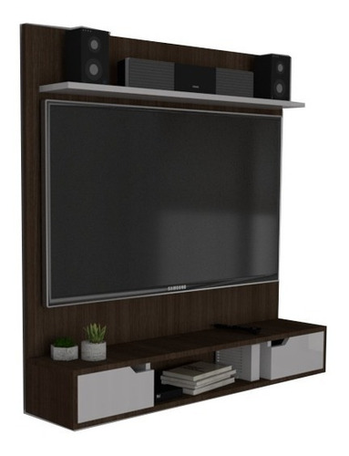 Rack Tv Soporte Flotante Panel Melamina Colores A Medida