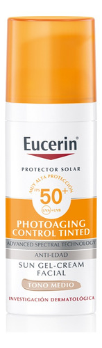 Eucerin Solar Gel Crema Oil Control Toque Seco Fps30 X 50 Ml