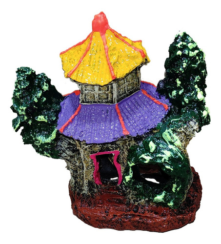 Figura De Resina Pagoda #17