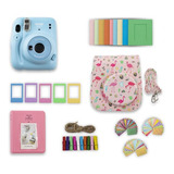 Kit Cámara Instantánea Instax Mini 11 Azul Accesorios Diseño