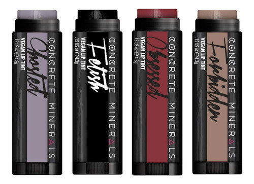 Concrete Minerals Tintes Labiales, Fórmula Nutritiva Con A.