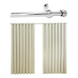 Kit Cortina Decoração Corta Luz Com Varão Varal 1,90x2,30