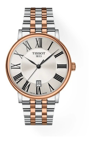 Reloj Tissot Carson Rose Gold Silver Strap T1224102203300