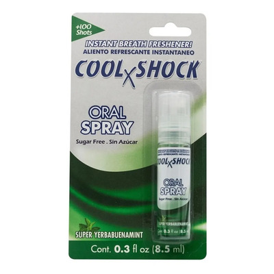 Spray Oral Cool X Shock Yerbabuenamint 8.5ml Hasta 100 Shots | MercadoLibre
