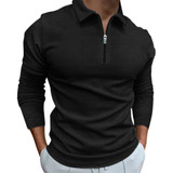 Camiseta Tipo H Para Hombre, Casual, Lisa, Doblada, Con Crem