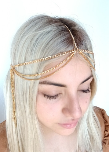 Vincha Head Chain Tiara A Medida  