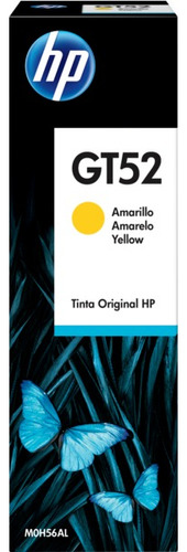 Botella De Tinta Amarillo Hp Gt52
