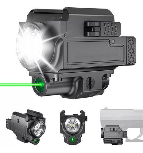 Lanterna Tática G2c G3c Com Mira Laser Verde Airsoft