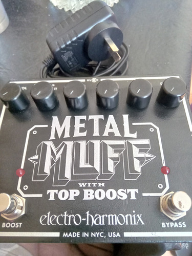 Pedal De Distorsión Para Guitarra, Metal Muff