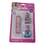 Set De Esmaltes Para Niñas Manicura Barbie 