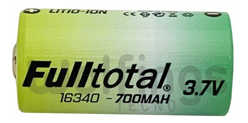 Pila Bateria 16340 Fulltotal Cr123a Recargable - Factura A/b