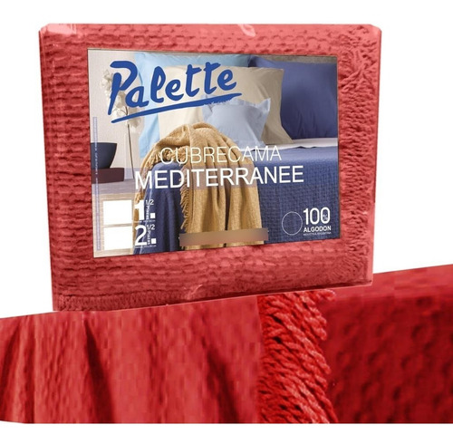 Cubrecama Mediterranee, Palette 1 1/2 100% Algodón