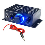 Mini Amplificador De Potencia De Audio P /auto 2 Canal