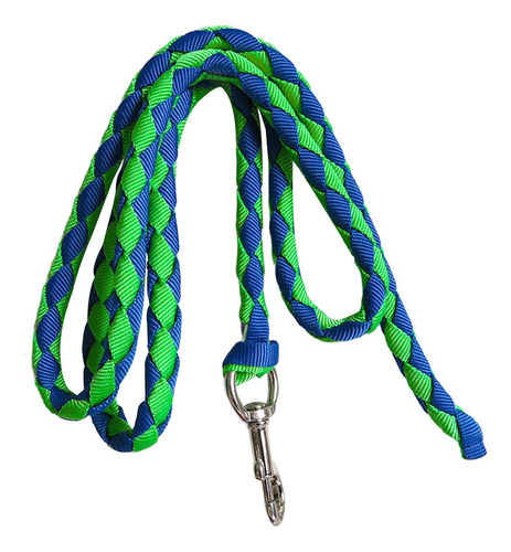 Cuerda De Plomo Para Caballo, Cuerda 3,5 M Verde Y Azul