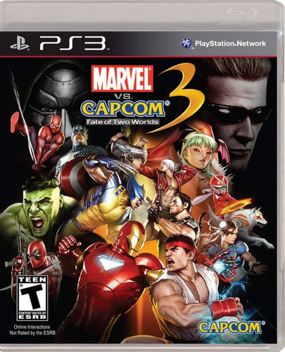 Marvel Vs Capcom 3 Fate Of Two Worlds Para Ps3 Envio Gratis