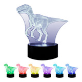 Luz De Noche Infantil Gadnic Lámpara Led 3d Dinosaurios