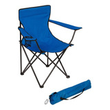 Sillon Director Plegable Camping 1803 Azul Porta Vaso