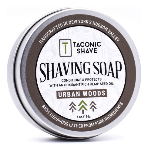 Taconic Shave Jabn De Afeitar De Calidad Para Hombres Y Muje