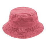 Gorro Bucket Hat Algodon Prelavado Colores Varios