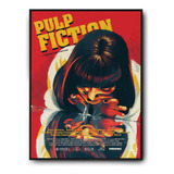 Cuadro Pulp Fiction - Marco De Madera Sin Vidrio