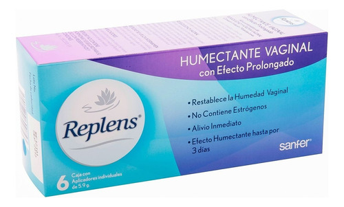 Replens Gel Humectante Vaginal C/6 Aplicadores