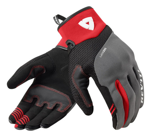 Guantes De Motociclista Rojos Revit Endo Cómodos Ciudad