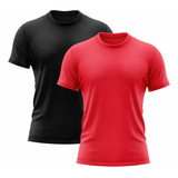 Kit 2 Camisetas Masculina Manga Curta Dry Fit Básica