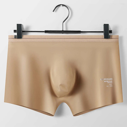 Bragas W Para Hombre, Calzoncillos Sin Costuras De Seda Hela