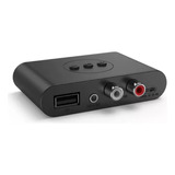 Receptor De Áudio Usb Tipo-c Bluetooth 5.0 Nfc C/ P2 E Rca