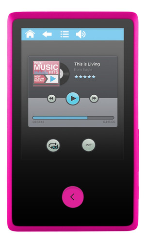 Reproductor De Vídeo Mp3 Ematic De 8 Gb Con Sintonizador Fm,