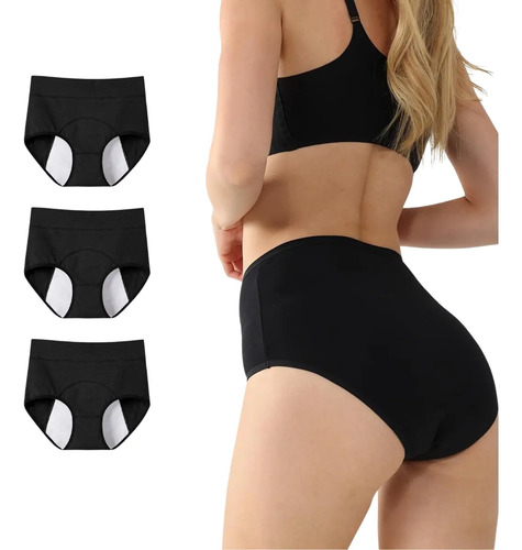 Calzones Menstruales Lumilace Cintura Alta Pack De 3 | MercadoLibre