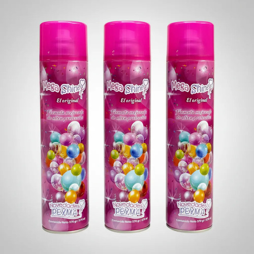 3 Brillos Para Globo Mega Shine Antioxidante | Envío gratis