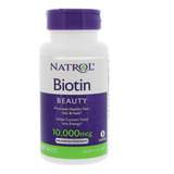 Biotina 10000 Mcg Natrol® Original 100 Cps - Original Eua