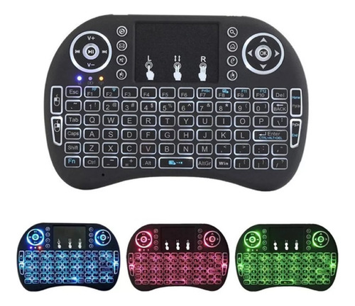 Mini Teclado Inalámbrico Ratón Touchpad Android Tv Xbox Pc