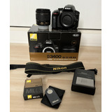  Nikon Kit D3400 + Lente 18-55mm Vr Dslr Color Negro 