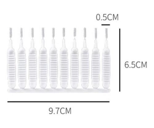 Micro Cepillo Para Limpieza De Puertos Paquete Con 10 Piezas