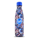 Botella Térmica De Acero Gamer Zone 500ml Footy Color Azul