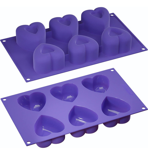 Bakerpan - Molde De Silicona Para Tartas En Forma De Corazón