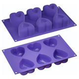 Bakerpan - Molde De Silicona Para Tartas En Forma De Corazón