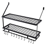 Kes Kur215s75abk Estantería De Mesa Para Cacerolas De Cocina