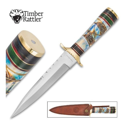 Cuchillo Bowie Timber Rattler Raindance Caceria Montañismo