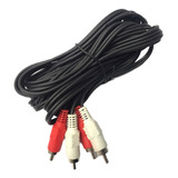 Cable Armado Audio 2 Plug Rca A 2 Rca  8 Metros