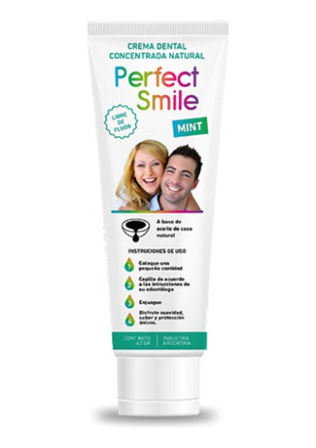 Perfect Smile - Pasta Dental Aceite De Coco Natural- 