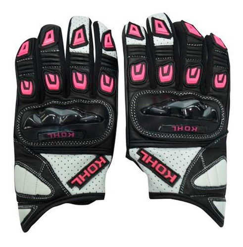 Guantes Moto Piel Kohl Largos Protecciones Elegantes 