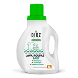 Detergente Lava Roupas Natural Baby Bioz Puro Vegano 1litro
